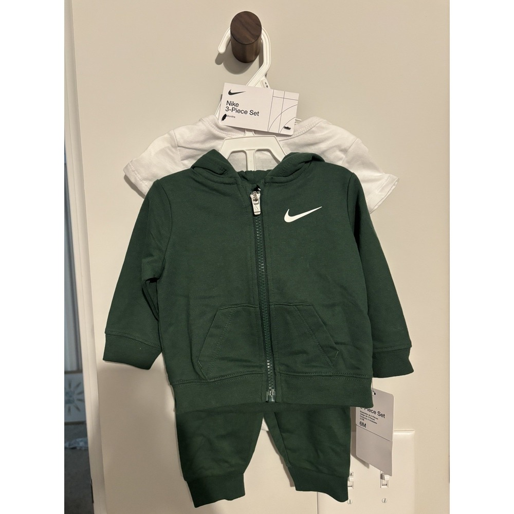 Nike Baby Boys' or Girls' Bodysuit, Hoodie, and Pants, 3-Piece Set 6 Months
